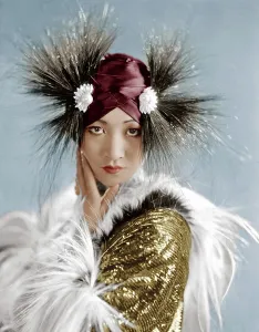 Gold Lame Prints: THE HONORABLE MR. BUGGS, Anna May Wong, 1927
