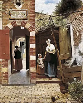 1904 Prints: HOOCK, Pieter Cornelisz (1629-1684)