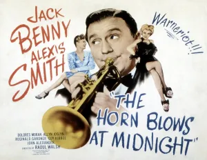 Benny Prints: THE HORN BLOWS AT MIDNIGHT, Alexis Smith, Jack Benny, Dolores Moran, 1945