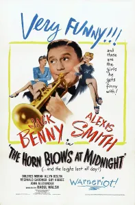 Benny Prints: THE HORN BLOWS AT MIDNIGHT, US poster, Alexis Smith, Jack Benny, Dolores Moran, 1945
