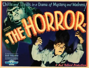 Angry Prints: THE HORROR, lobbycard, Leslie King (bottom), 1932