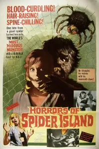 Exploitation Prints: HORRORS OF SPIDER ISLAND, (aka EIN TOTER HING IM NETZ)