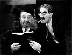 Graduation Cap Prints: HORSE FEATHERS, from left, Robert Grieg, Groucho Marx, 1932