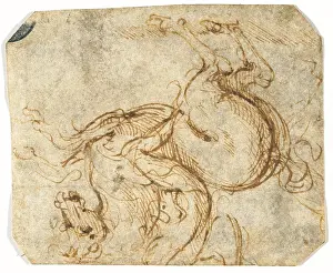 Motion Prints: Horse and Horseman, by circle of Leonardo da Vinci