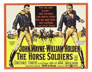Holden Prints: THE HORSE SOLDIERS, John Wayne, William Holden, 1959