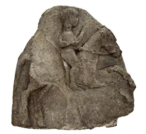 Iberian Prints: Horseman of Osuna. 3rd BC. It was part from the decoration of a funerary monument