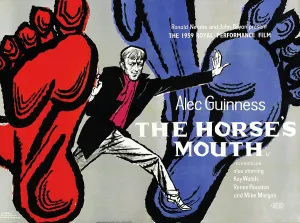 Alec Prints: THE HORSE'S MOUTH, British poster art, Alec Guinness, 1958