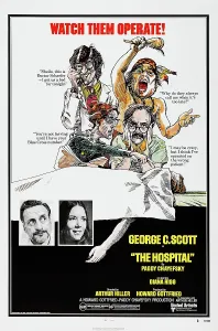 Patient Prints: THE HOSPITAL, US poster art, bottom from left: George C. Scott, Diana Rigg, 1971
