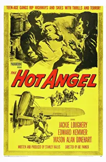 Covering Mouth Prints: THE HOT ANGEL, US poster art, 1958