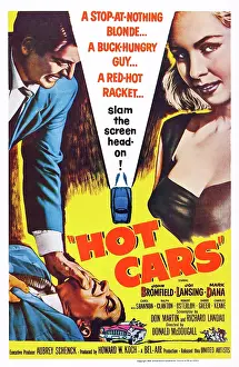 HOT CARS, US poster art, 1956
