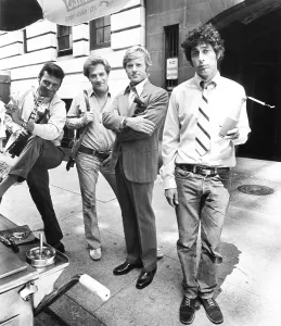 Redford Prints: THE HOT ROCK, from left: Ron Leibman