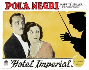 Shadow Prints: HOTEL IMPERIAL, from left: James Hall, Pola Negri, 1927