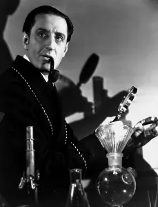 Falcondvd36 Prints: THE HOUND OF THE BASKERVILLES, Basil Rathbone as Sherlock Holmes, 1939