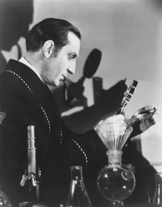 Smoking Pipe Prints: THE HOUND OF THE BASKERVILLES, Basil Rathbone as Sherlock Holmes