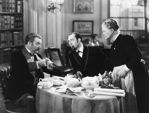 Rathbone Prints: THE HOUND OF THE BASKERVILLES, from left