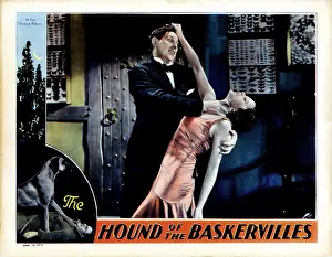 Reginald Prints: THE HOUND OF THE BASKERVILLES, from left, Reginald Bach, Heather Angel, 1932
