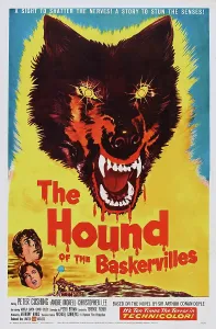 THE HOUND OF THE BASKERVILLES, US poster, 1959