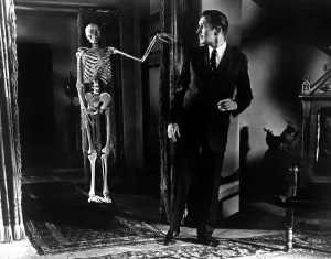 Curtains Prints: HOUSE ON HAUNTED HILL, Vincent Price, 1959