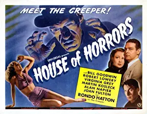 Horror Prints: HOUSE OF HORRORS, US poster, Rondo Hatton