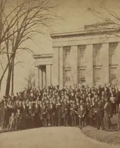 13th Amendment Prints: House of Representatives pose outside the state capitol, Raleigh, North Carolina