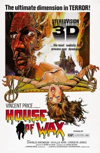 Price Prints: HOUSE OF WAX, top left: Vincent Price on 1980s re-issue foreign poster art, 1953