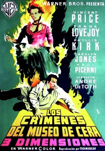 Price Prints: HOUSE OF WAX, Vincent Price featured on Spanish poster art, 1953