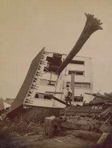 Window Prints: A house wrecked in the Johnstown Flood of May 31