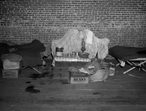 Brick Wall Prints: Household goods saved from a flood