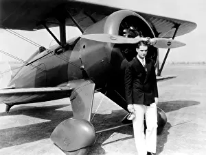 2003 Prints: Howard Hughes, with Boeing Pursuit Plane, (no date)