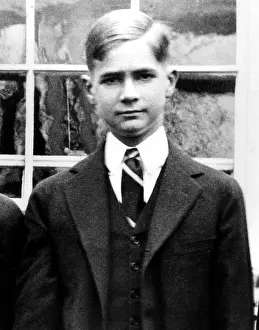 Students Prints: Howard Hughes, as a student at Fessenden School