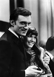 History Prints: Hugh Hefner and Barbi Benton.ca 1969. Courtesy CSU Archives/Everett Collection