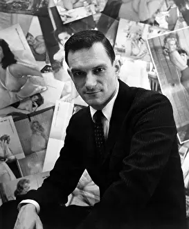 History Prints: Hugh Hefner, editor-publisher of Playboy Magazine