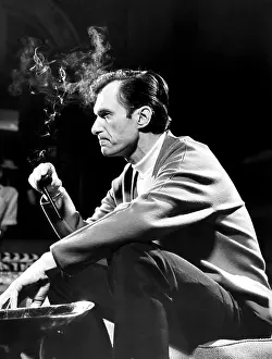 History Prints: Hugh Hefner, editor-publisher of Playboy Magazine discusing the new sexual freedom of publishing