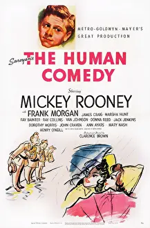 Images Dated 14th March 2015: THE HUMAN COMEDY, US poster art, top: Mickey Rooney, 1943