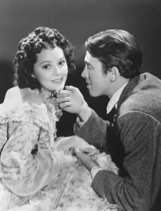 OF HUMAN HEARTS, from left: Ann Rutherford, James Stewart, 1938