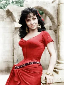 Dangling Earrings Prints: THE HUNCHBACK OF NOTRE DAME, Gina Lollobrigida, 1956