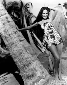 Tropical Print Prints: THE HURRICANE, Dorothy Lamour, 1937