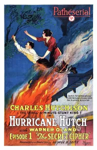 1921 Movies Prints: HURRICANE HUTCH, l-r: Charles Hutchison