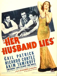 Ricardo Prints: HER HUSBAND LIES, from left: Ricardo Cortez