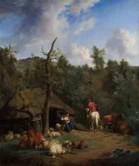 Shepherd Prints: The Hut, by Adriaen van de Velde