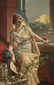 Teacher Prints: Hypatia, 1889, by Julius Kronberg
