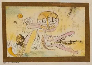 Swiss Prints: THE HYPOCRITES, by Paul Klee, 1919
