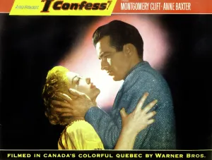 Lovers Prints: I CONFESS, Anne Baxter, Montgomery Clift, 1953