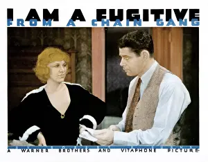 Farrell Prints: I AM A FUGITIVE FROM A CHAIN GANG, from left: Glenda Farrell, Paul Muni, 1932