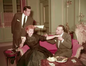 Arnaz Prints: I LOVE LUCY, from left, Desi Arnaz