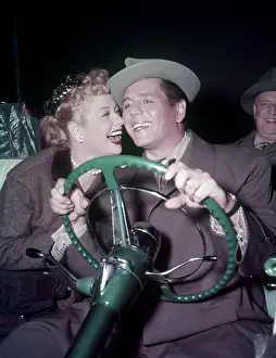 1950s Tv Prints: I LOVE LUCY, from left, Lucille Ball