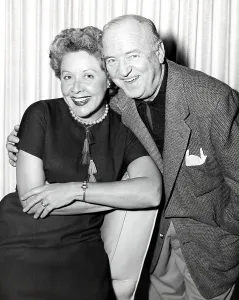 1950s Candids Prints: I LOVE LUCY, from left, Vivian Vance, William Frawley, on-set, ca. mid-1950s