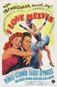 Debbie Prints: I LOVE MELVIN, US poster art, l-r: Debbie Reynolds