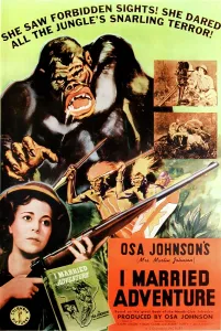 Gorilla Prints: I MARRIED ADVENTURE, bottom left: Osa Johnson, 1940