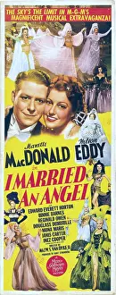 Jeanette Prints: I MARRIED AN ANGEL, center from left: Jeanette MacDonald, Nelson Eddy, 1942